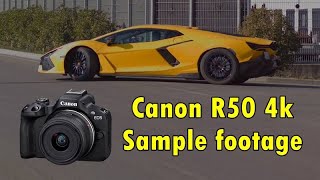 Canon R50 4k  Sample footage  RF50mm 18 Handheld [upl. by Crandale]