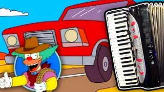 Canyonero 「THE SIMPSONS」 accordion cover [upl. by Noivaz]