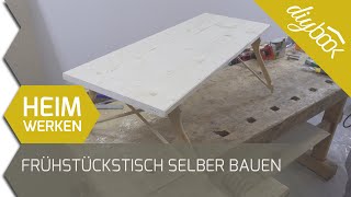 Frühstückstisch selber bauen [upl. by Tabib]