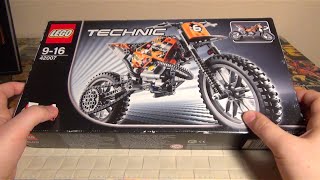 LEGO TECHNIC Кроссовый мотоцикл  42007 [upl. by Sej80]