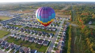 Hot Air Balloon 4K Howell Mi [upl. by Nevanod]