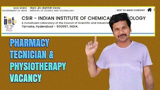 CSIR Pharmacy Technician Vacancy I Central Govt Pharma Jobs 2024 pharmajobalert [upl. by Elesig]