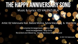 The Happy Anniversary Song  Ed Valenzuela feat Babsie Molina Sylvia Macaraeg amp Moy Ortiz [upl. by Rochette]