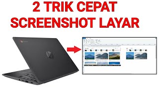 cara screenshot di laptop atau komputer windows 10 [upl. by Annoval632]