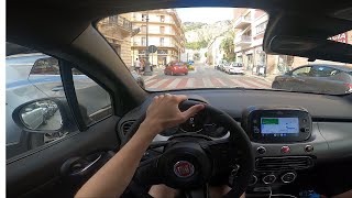 2023 Fiat 500X SPORT 13 MultiJet diesel 105 HP  POV Drive in Sicilia [upl. by Orofselet111]