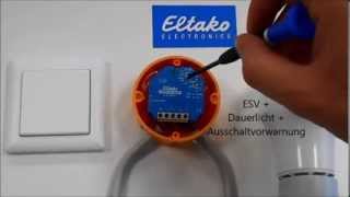 Tutorial  EnOcean Eltako FSR61NP230V deutsch [upl. by Halyahs]