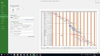 convertir de MS PROJECT a PDF 2018 imprimir [upl. by Akimert147]