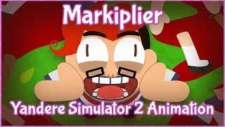 Markiplier Animated  Yandere Simulator 2 SPICY SAUSAGE [upl. by Christiano]