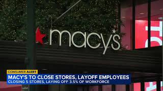 Macys laying off thousands closing 5 stores [upl. by Cassady]