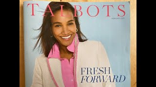 TALBOTS CATALOG FEBRUARY 2023  WOMENS CLOTHING SIZES 024  CATALOG FLIP THROUGH [upl. by Ahsaeyt743]