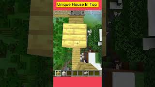 UNIQUE HOUSE IN TOP MINECRAFT shorts shortvideo youtubeshorts minecraft minecraftshorts [upl. by Raleigh]