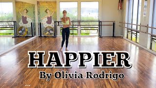 Lyrical Dance Tutorial  Happier by Olivia Rodrigo [upl. by Leugar]