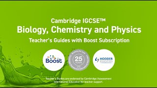 Cambridge IGCSE Sciences Teachers Guides with Boost Subscription from Hodder Education [upl. by Bega]