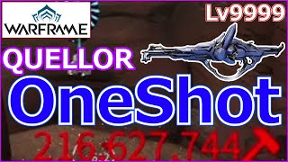 【Warframe】Lv9999をワンパン！超高火力ロマン砲を紹介【Quellor】 [upl. by Waldemar368]