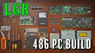 Building a 486 DOS PC The LGR Woodgrain 486 [upl. by Airuam]