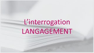 Linterrogation bac de français [upl. by Anwahs]