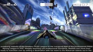 WipEout Omega Collection  The Pilot Archives Matilda Rotthier Backstory [upl. by Elstan]