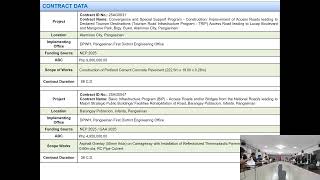 Procurement Livestream for DPWH Pangasinan 1st DEO on November 28 2024 [upl. by Notrem747]