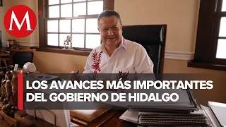 Julio Menchaca cumple siete meses como gobernador del estado de Hidalgo [upl. by Maxama780]