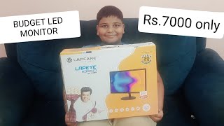 BUDGET 20 INCH LED MONITOR FROM LAPCARE MODEL LM195WDH TAMIL REVIEW [upl. by Niltiac]