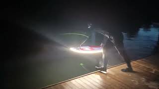 night pump pump foiling with a glow board [upl. by Strader197]