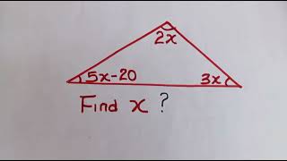 How to find angles in a Triangle  The sum of angles in a Triangle is 180⁰ viralmaths [upl. by Asirb]