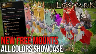 LOST ARK NEW MOUNTS WHICH COLOR TO PICK ALL TROPICAL CHAMKURI COLORS SHOWCASE [upl. by Cyndi]