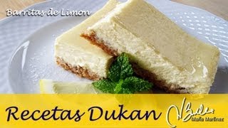 Barritas Dukan de limón y galleta fase Ataque  Dukan Diet Cheesecake Lemon Bars [upl. by Chadabe]