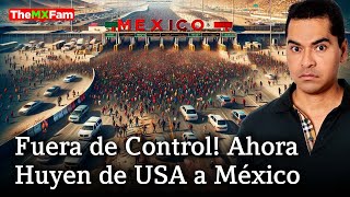 Miles de Estadounidenses Huyen a México de la Crisis en EEUU Ya Está Fuera de Control  TheMXFam [upl. by Gnoht36]