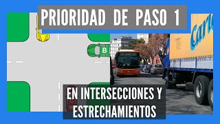 🔀 PRIORIDAD DE PASO 1🔥TEMA MUY IMPORTANTE 🔥 Intersecciones y pasos estrechos 🎯 PROFESOR AUTOESCUELA [upl. by Haley]