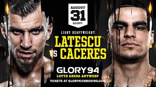 GLORY 94  Saturday August 31st [upl. by Pooh]