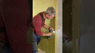 How to insulate basement walls like a pro with Rockwool Comfortboard Start with battens [upl. by Idnahk]