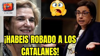 Ana Vázquez DEJA KO a Pilar Rahola en directo “Habéis robado a los catalanes” [upl. by Ecinev354]