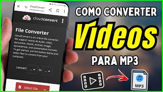 Como Converter Vídeo Para MP3 [upl. by Suivatnod]