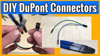 🔧 How to Make Jumper Wires with Dupont Connectors  DIY Tutorial [upl. by Ragan]