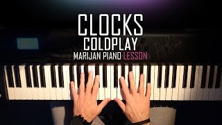 How To Play Coldplay  Clocks  Piano Tutorial Lesson  Sheets [upl. by Nowaj]