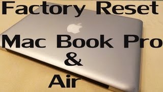 How to  Factory Reset  Hard Reset Your MacBook Pro amp Air Easiest Method [upl. by Gemmell774]