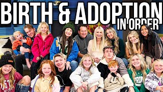 16 KiDS BiRTH and ADOPTiON stories in ORDER [upl. by Gustafsson]