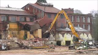 barentin usine badin démolition chaufferie 1 année 2016 [upl. by Peonir]