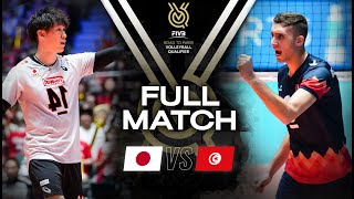 🇯🇵 JPN vs 🇹🇳 TUN  Paris 2024 Olympic Qualification Tournament  Full Match  Volleyball [upl. by Namar]