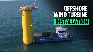 How are offshore wind turbines installed [upl. by Anaerdna]