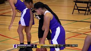 High School Girls Basketball Madison East vs Como Park [upl. by Krenek930]