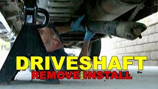 Driveshaft REMOVE and INSTALL how to [upl. by Moody]