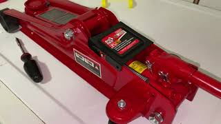 How To Refill And Purge A Hydraulic Floor Jack [upl. by Adnana589]