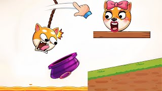 Rope Dog Cut to Save  All Levels Gameplay AndroidiOS Part 3 [upl. by Orabla]