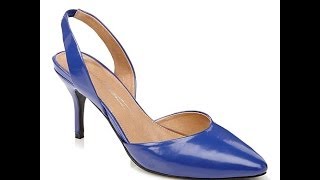 Hal Rubenstein The quotJessicaquot Patent Slingback Pump [upl. by Taka]