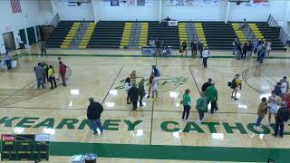 Kearney Catholic High School vs Boone Central High School Mens Varsity Basketball [upl. by Llednew]