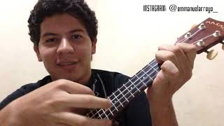 Tutorial Ukulele quotMe hace faltaquot  SIDDHARTHA  Emmanuel Arroyo [upl. by Gnolb537]