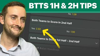 BTTS Football Betting Strategy First Half and Second Half [upl. by Massie368]