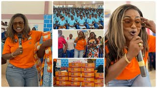 quotFIRST TIME EVER Nana Ama McBrown Visits Kumasi Girls School Shares Kivo amp Inspiration [upl. by Neetsyrk]